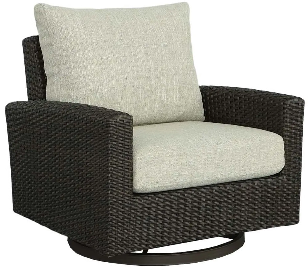 Tahiti Wicker Swivel Chair-1