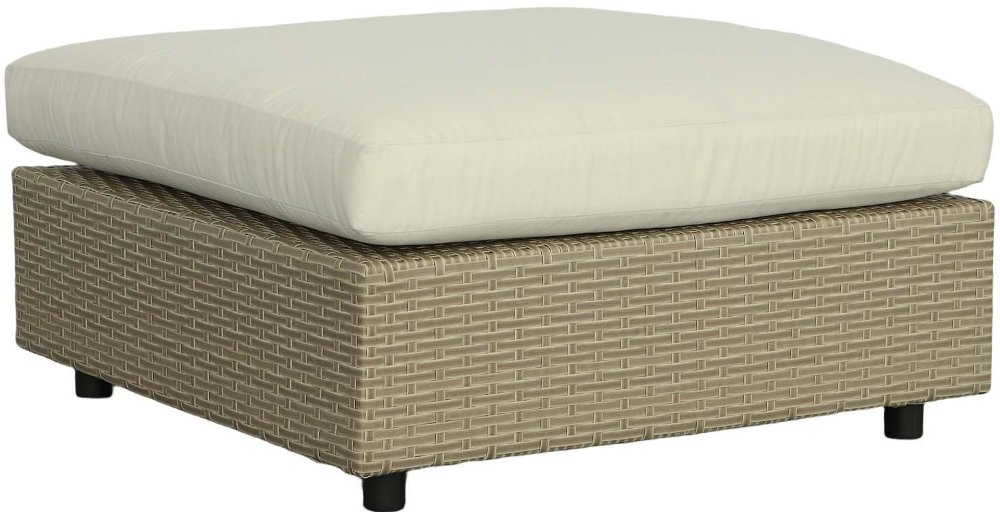 113335539 Shelter Island Outdoor Ottoman with Cushion sku 113335539