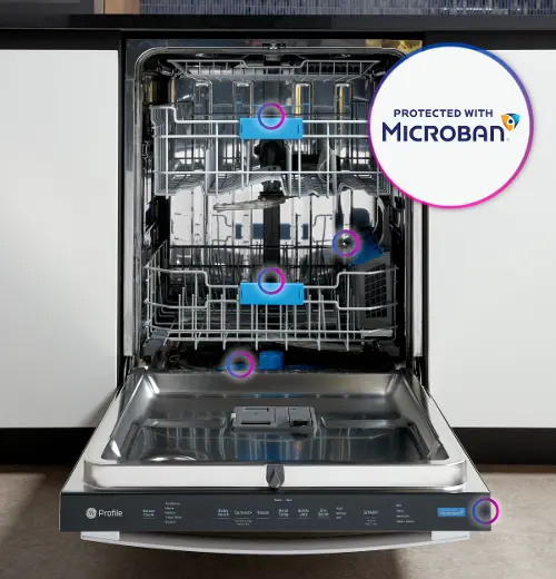 GE Profile™ Top Control Dishwasher - Stainless Steel