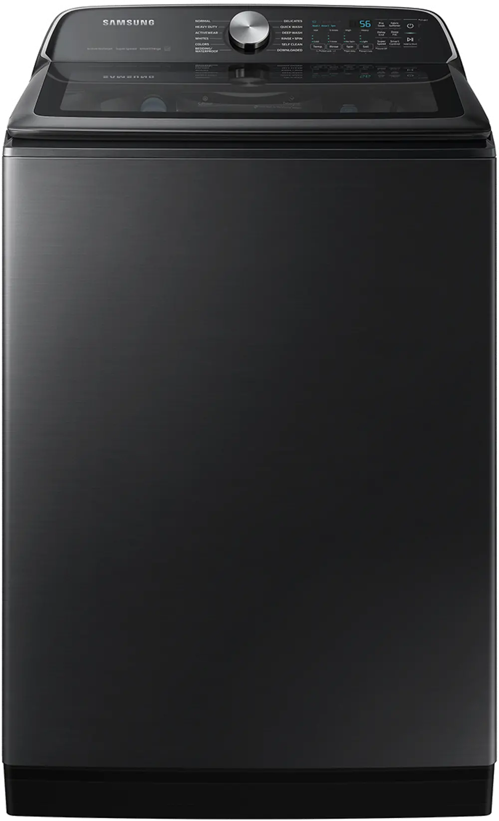 WA55CG7100AV Samsung 5.5 Cu Ft Top Load Washer - Black-1