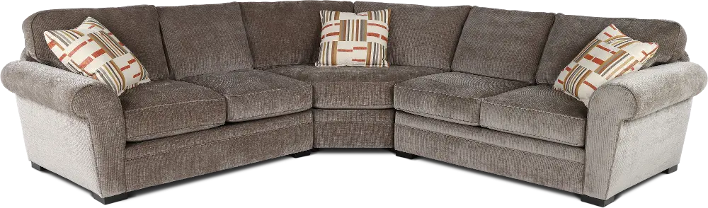 3PC/ORION/BELMNT-MINK Orion Brown 3 Piece Sectional-1