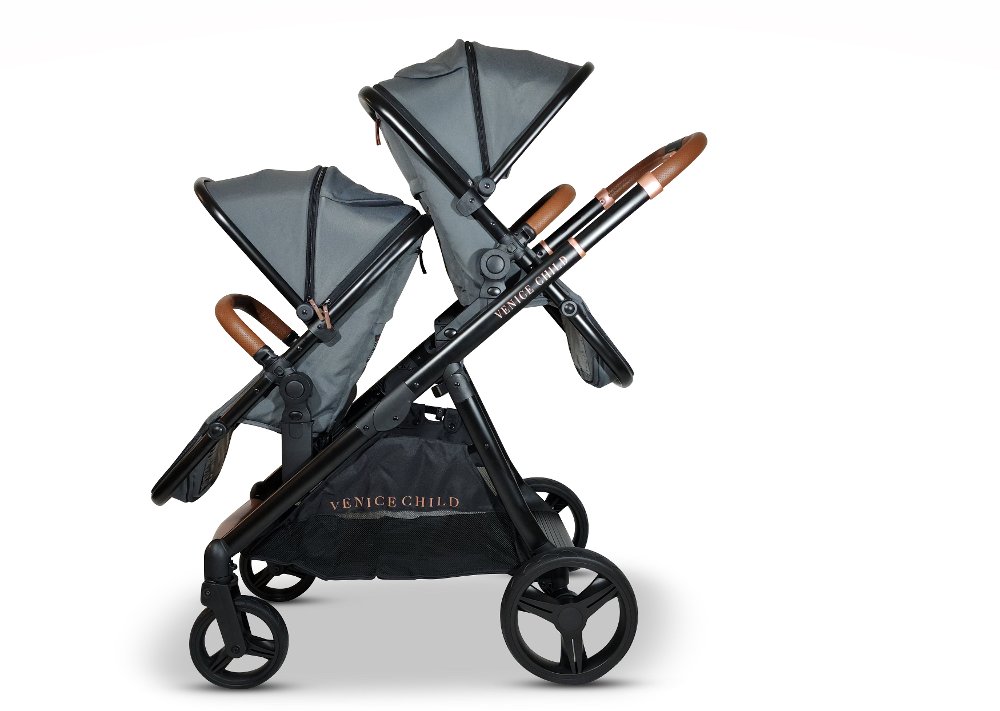 Venice Child Ventura Single to Double Stroller with 2nd Toddler Seat