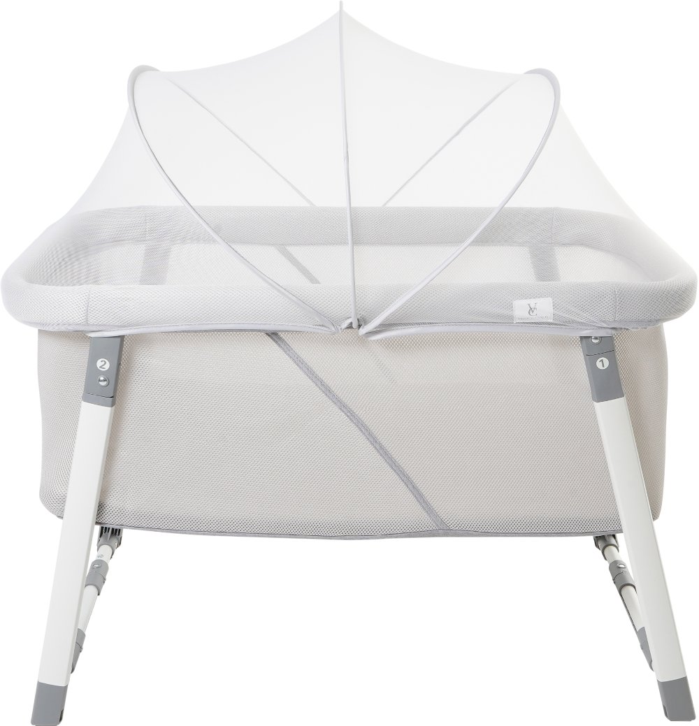 Venice Child Malibu Dreams Gray Rocking Mini Bassinet