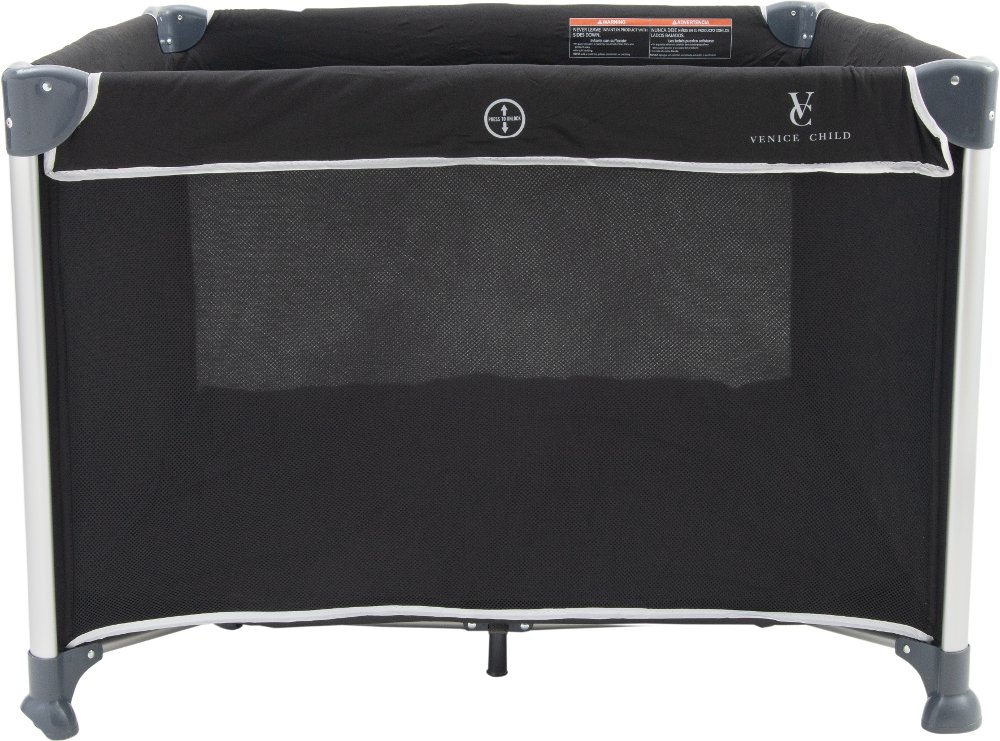 Venice Child Day Dreamer Black Portable Playard