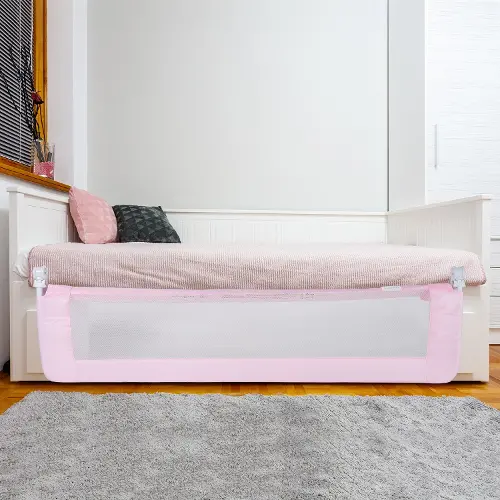 Mothercare pink shop bed guard