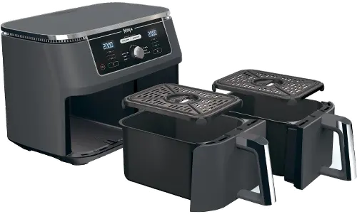 Ninja 2.2 Quart Compact Air Fryer, Non Stick Dishwasher Safe Basket 1150W  Black