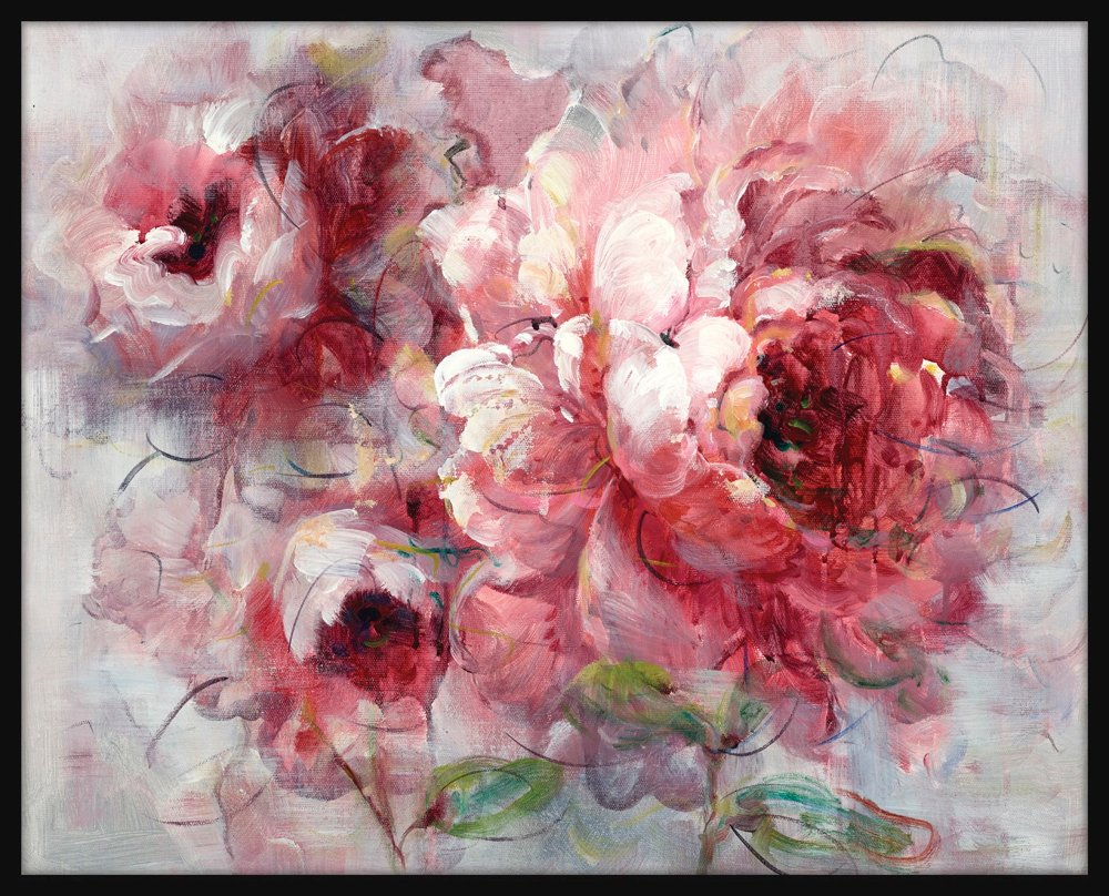 Enchant Pink and Red Framed Flower
