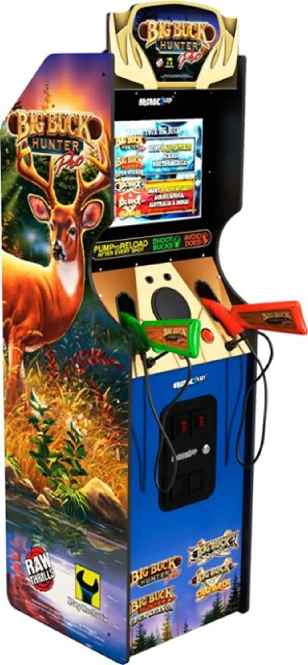 BBH-A-304025 Arcade1Up Big Buck Hunter Pro Deluxe Arcade Machine-1