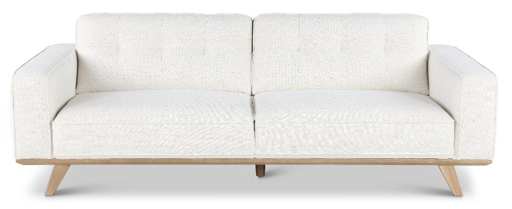 Nomad White Sofa with Crypton Home Fabric