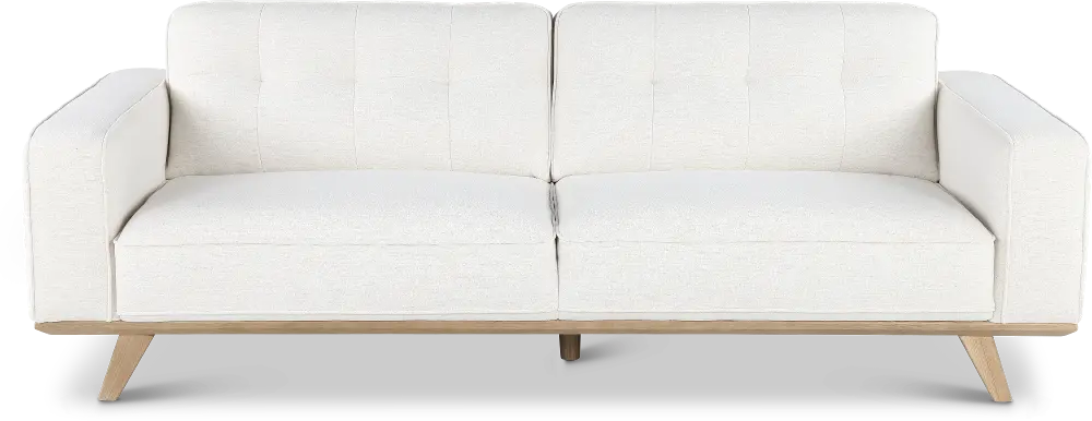 Nomad White Sofa with Crypton Home Fabric-1