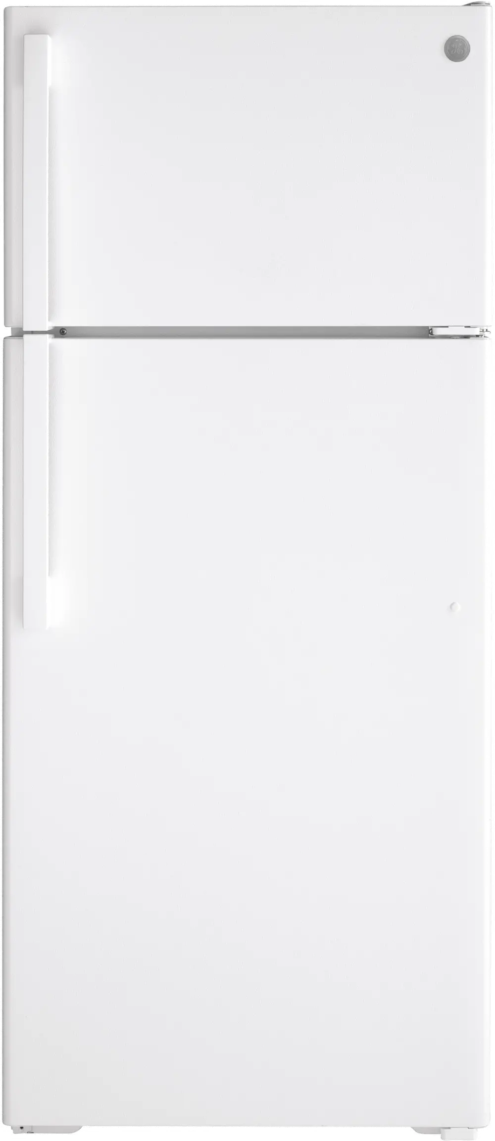 GTE18DTNRWW GE 17.5 Cu Ft Top-Freezer Refrigerator - White-1