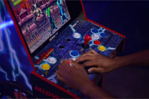 Arcade1Up Mortal Kombat II Deluxe Arcade Game | RC Willey Arcade1Up Mortal Kombat II Deluxe Arcade Game | RC Willey