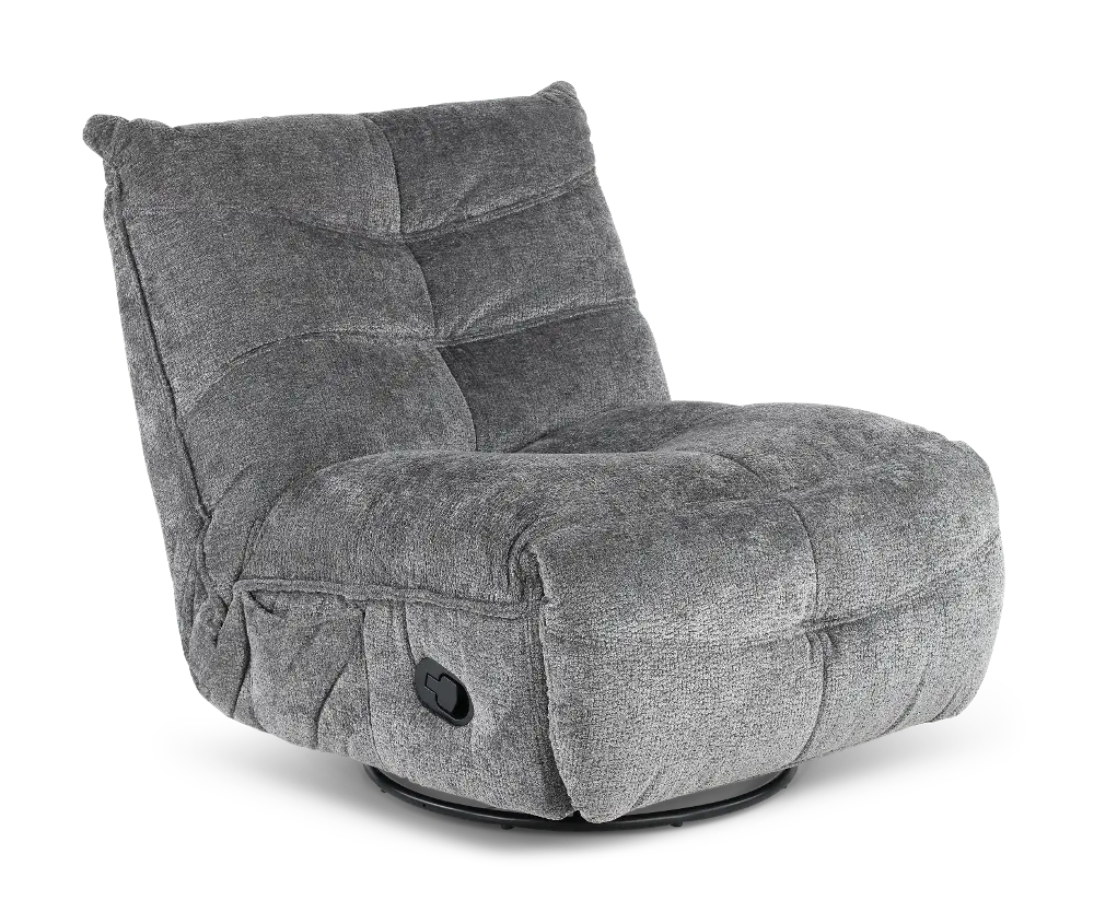 Vienna Graphite Swivel Glider Recliner-1