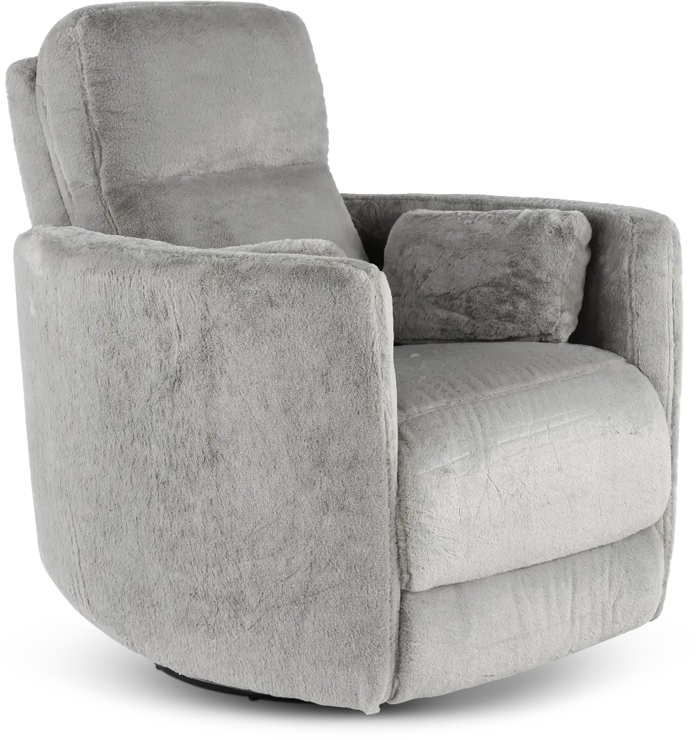 Amelia Gray Swivel Recliner-1