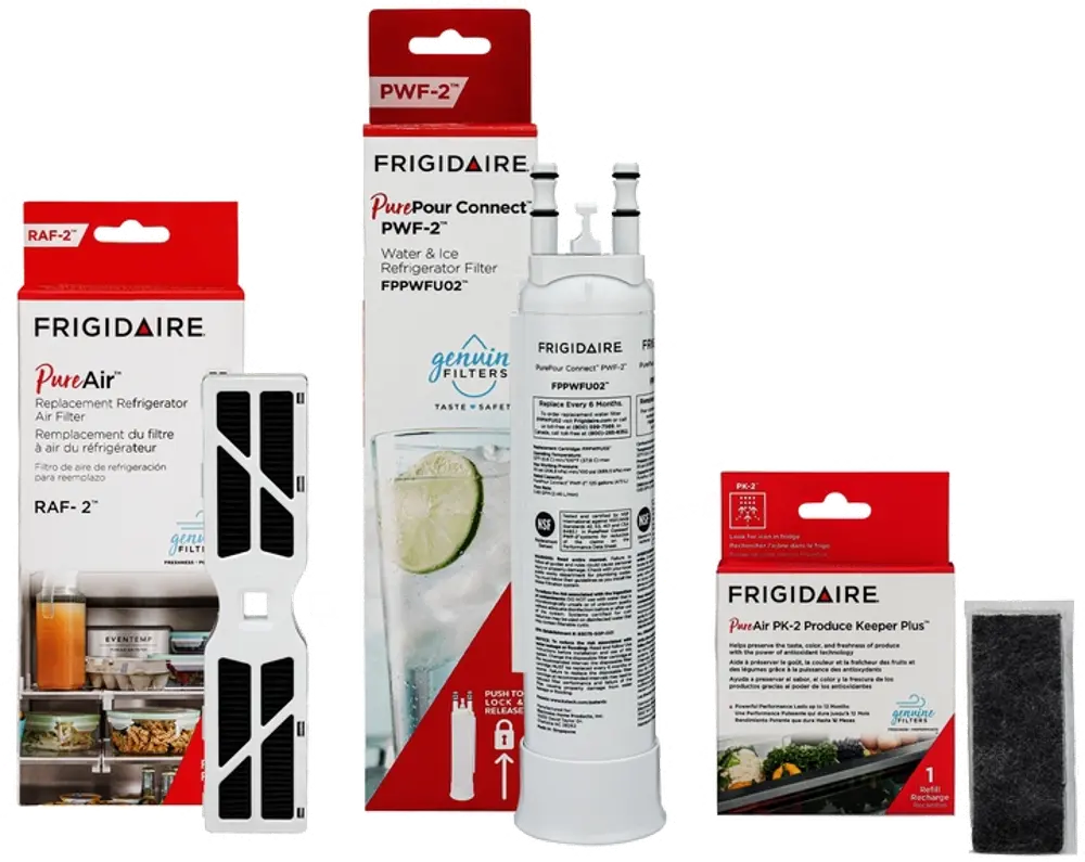 FRIGCOMBO8 Frigidaire Water and Air Filter with Produce Keeper Plus Combo Kit-1