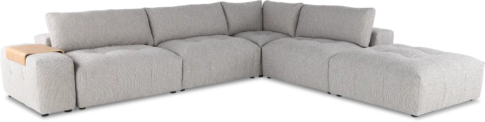 Preston Gray Modular 6 Piece Sectional-1