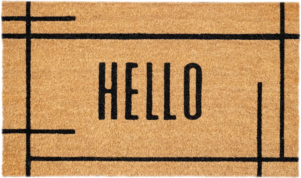 107401729 Modern Natural Hello Doormat-1