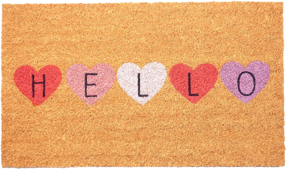 107251729 Hello Valentine Doormat-1