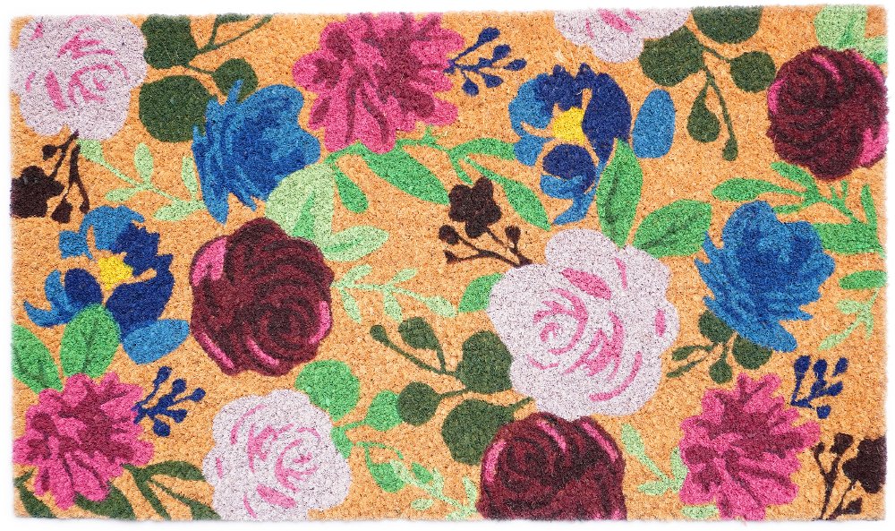 Boho Flowers Doormat