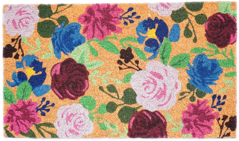 Boho Flowers Doormat