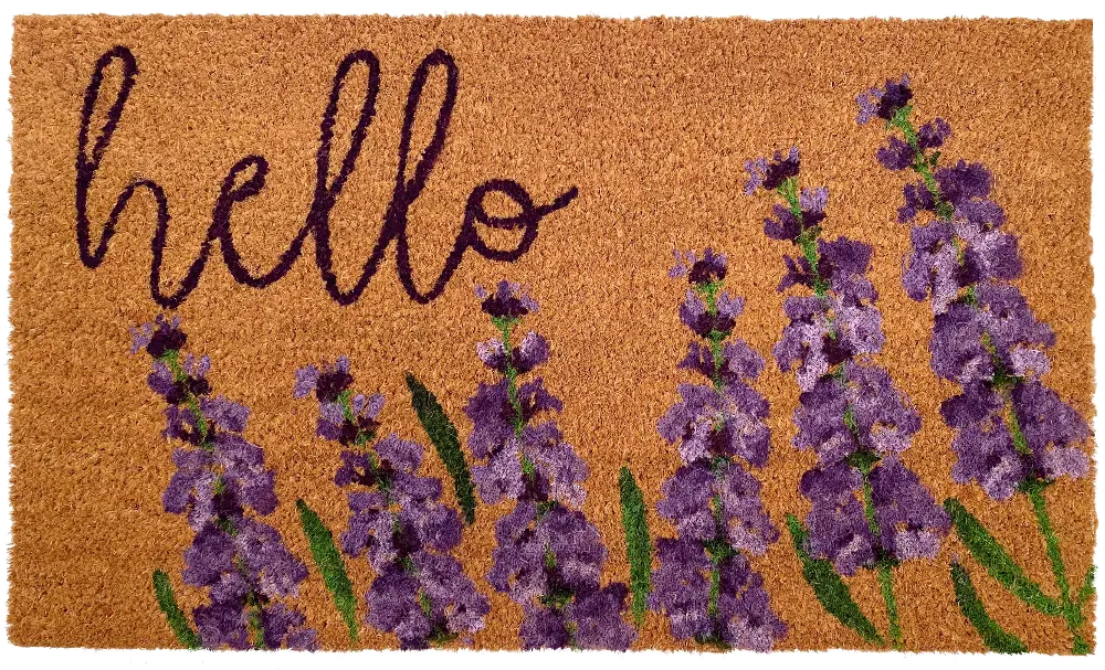 106011729 Lavender Hello Doormat-1