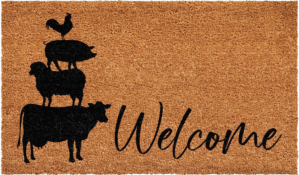 Farmhouse Animals Doormat