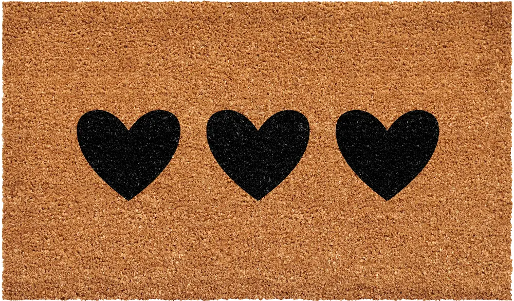 109922436 Trio Hearts Doormat-1