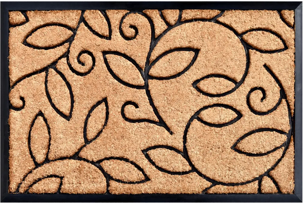 100132436 Vine Leaves Doormat-1