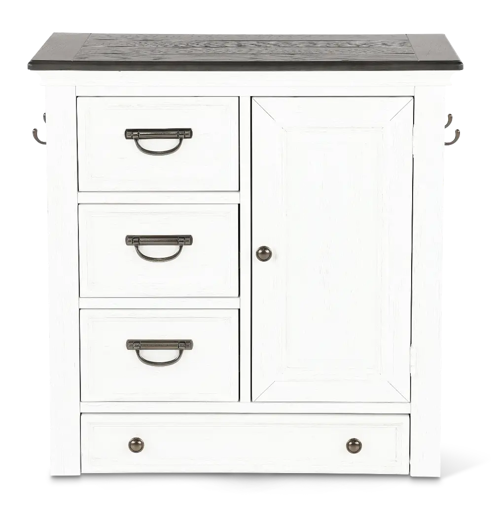417-PF1000/PET-CAB White Pet Feeder Cabinet-1