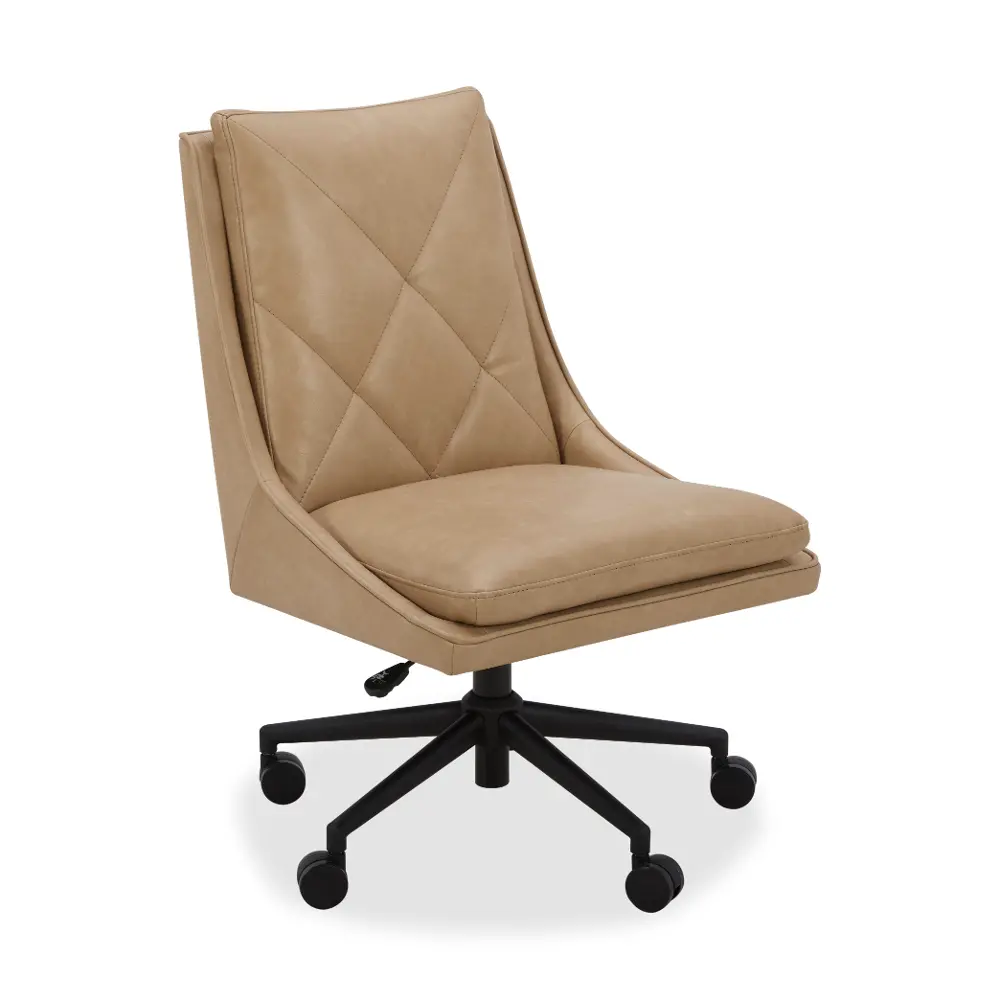Copley Tan Caster Office Chair-1