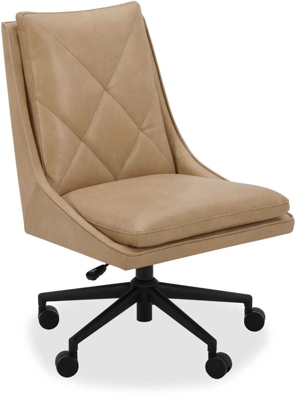 Copley Tan Caster Office Chair-1