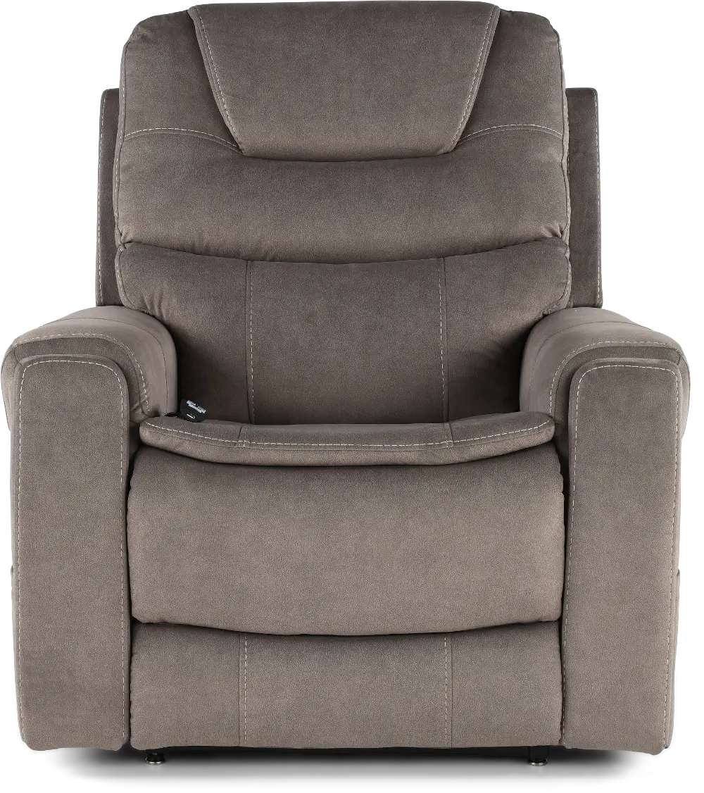 Arula Elephant Gray Power Lift Recliner-1