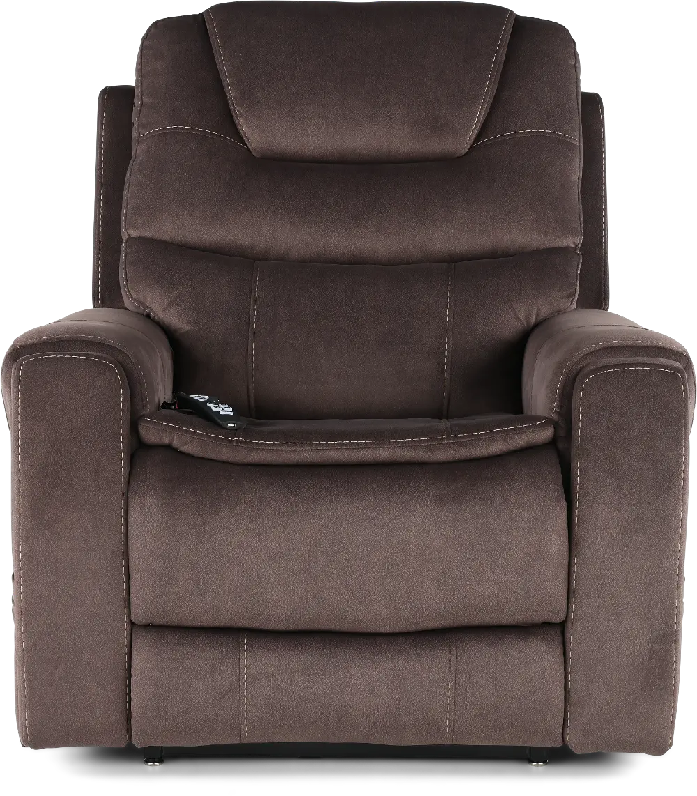 Arula Mink Brown Power Lift Recliner-1