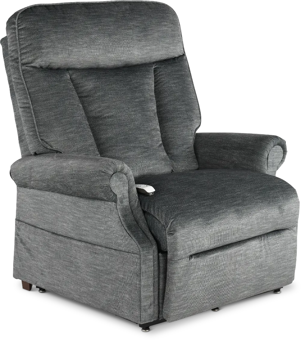 Darby Pewter Gray Power Lift Recliner-1