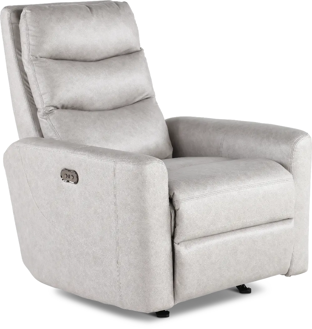 62620-2/1419-18 Jet Silver Power Rocker Recliner-1