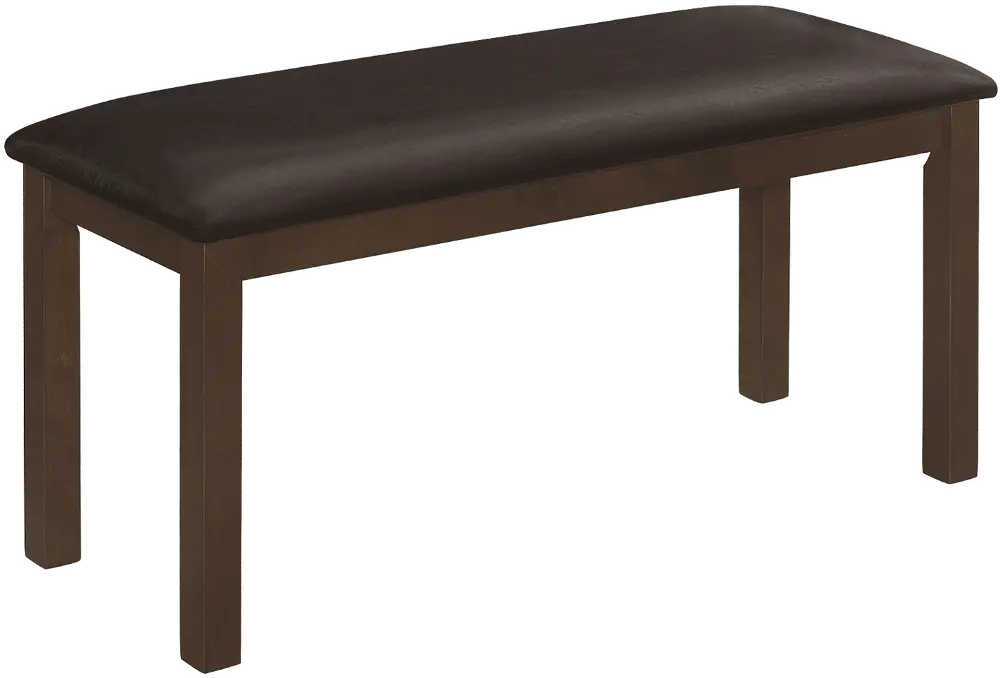 Laina Brown Dining Bench-1