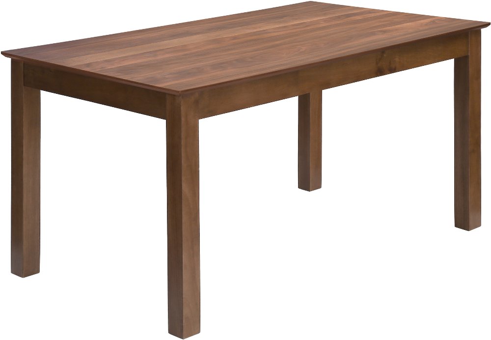 113395329 Malina Walnut Brown Rectangular Dining Table sku 113395329