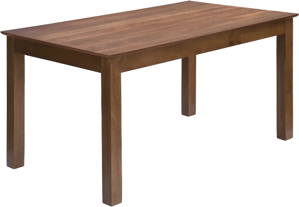 Malina Walnut Brown Rectangular Dining Table-1