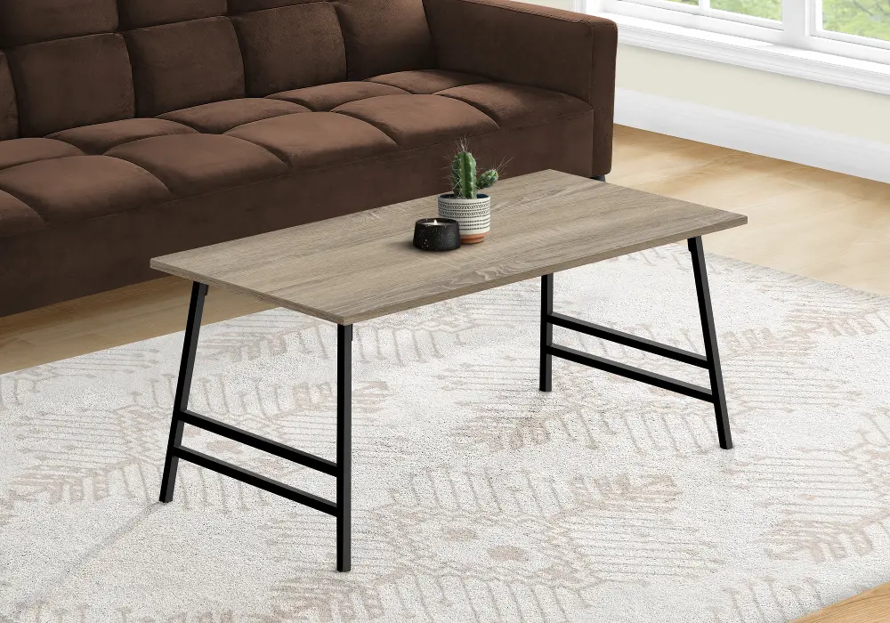 Charlie Taupe Coffee Table-1