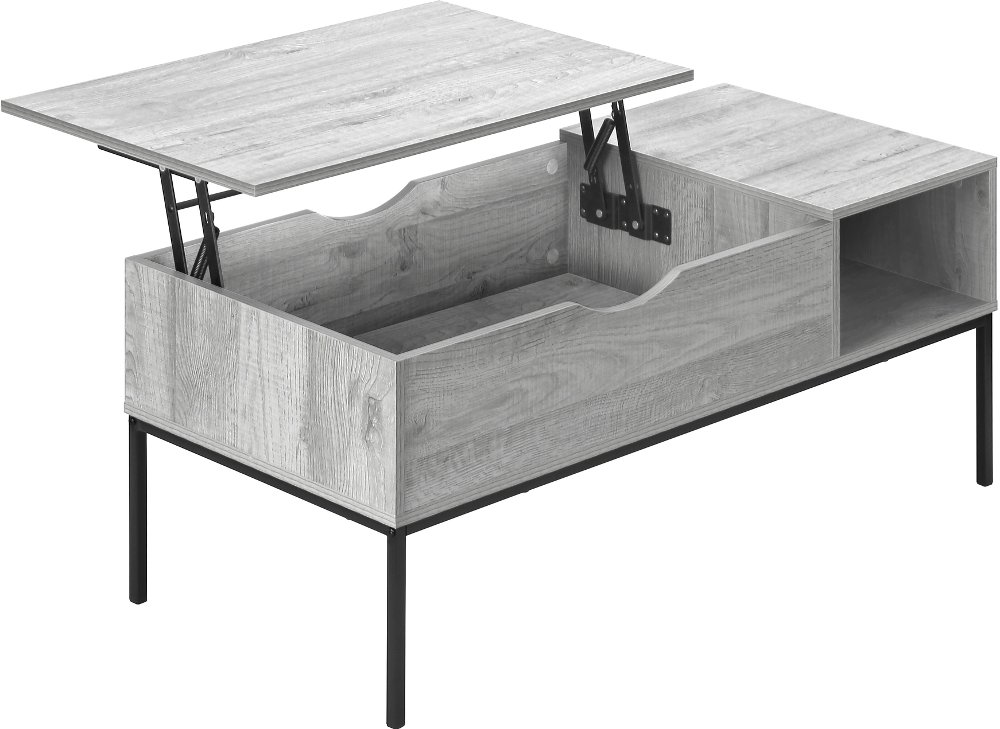 113395876 Landon Gray Lift-Top Coffee Table sku 113395876