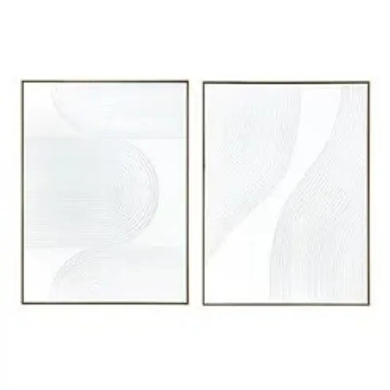 White Ways Framed Art