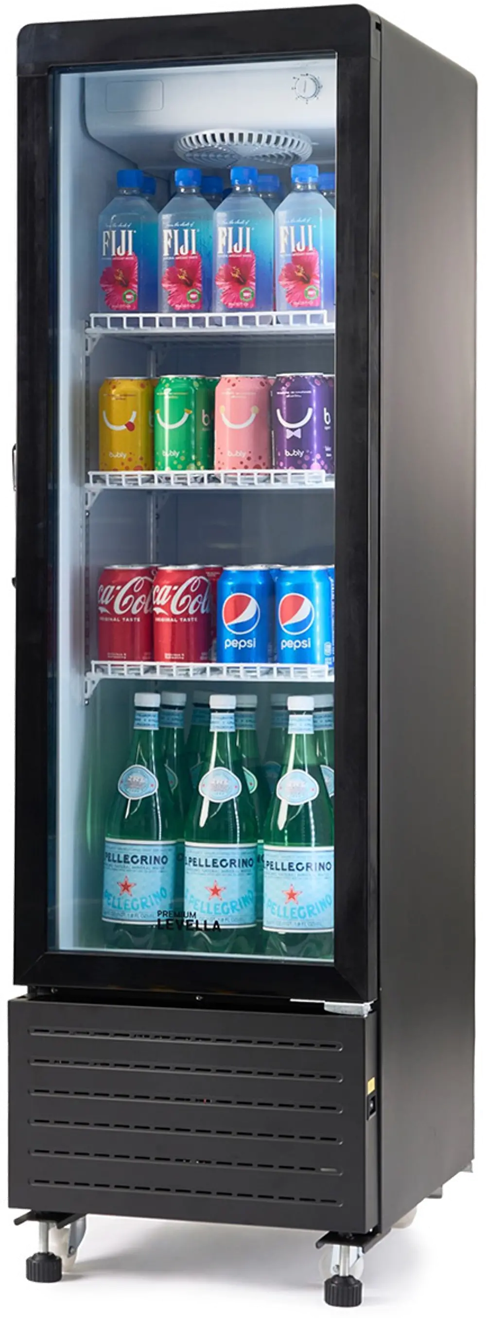 Levella 4.9 Cu Ft Display Beverage Refrigerator - Black-1