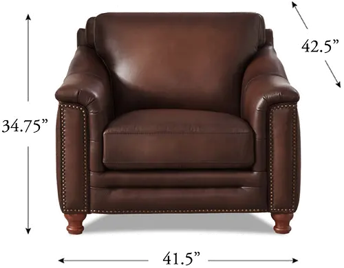 Rc willey leather chair hot sale