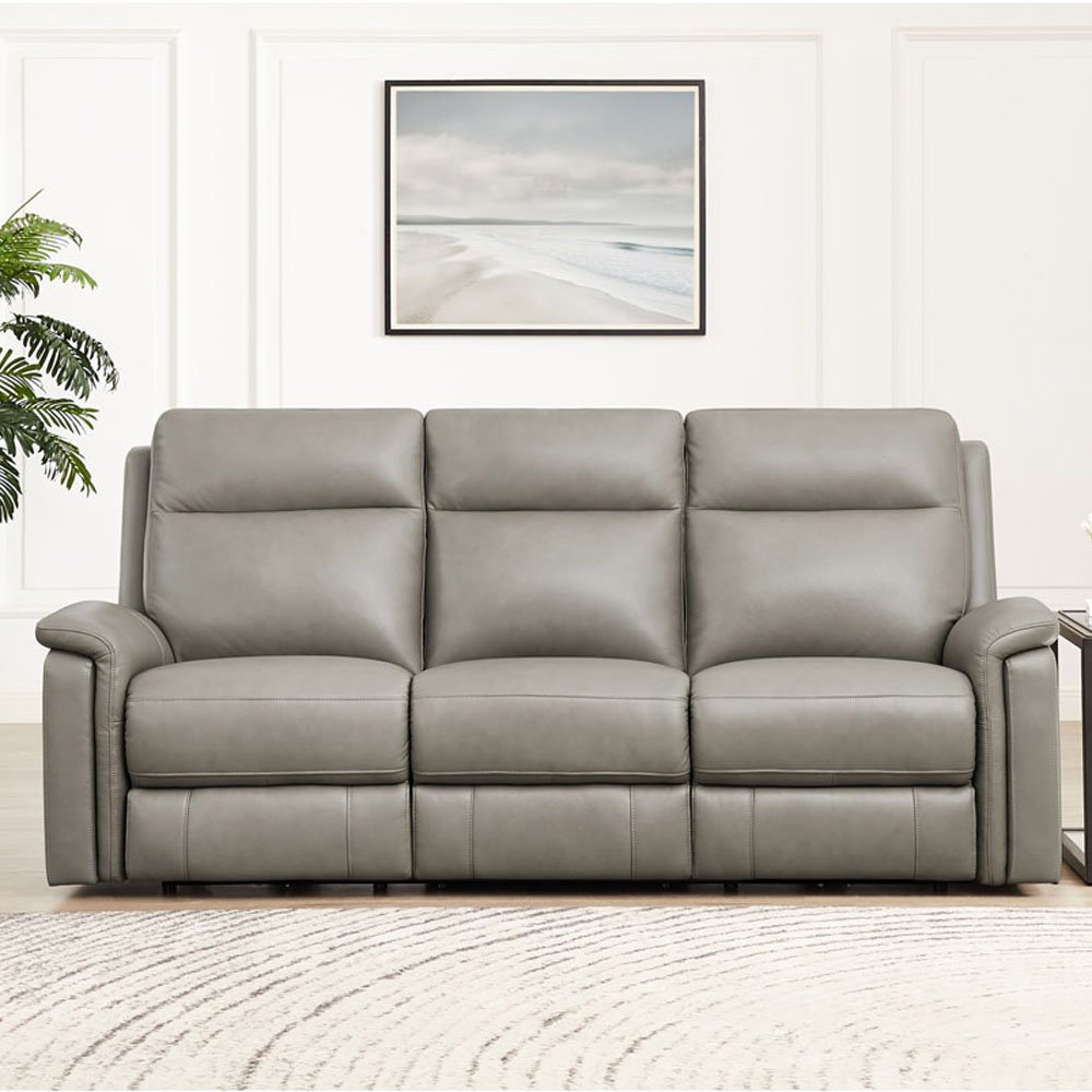 113402007 Cozy Gray Zero Gravity Power Reclining Sofa sku 113402007