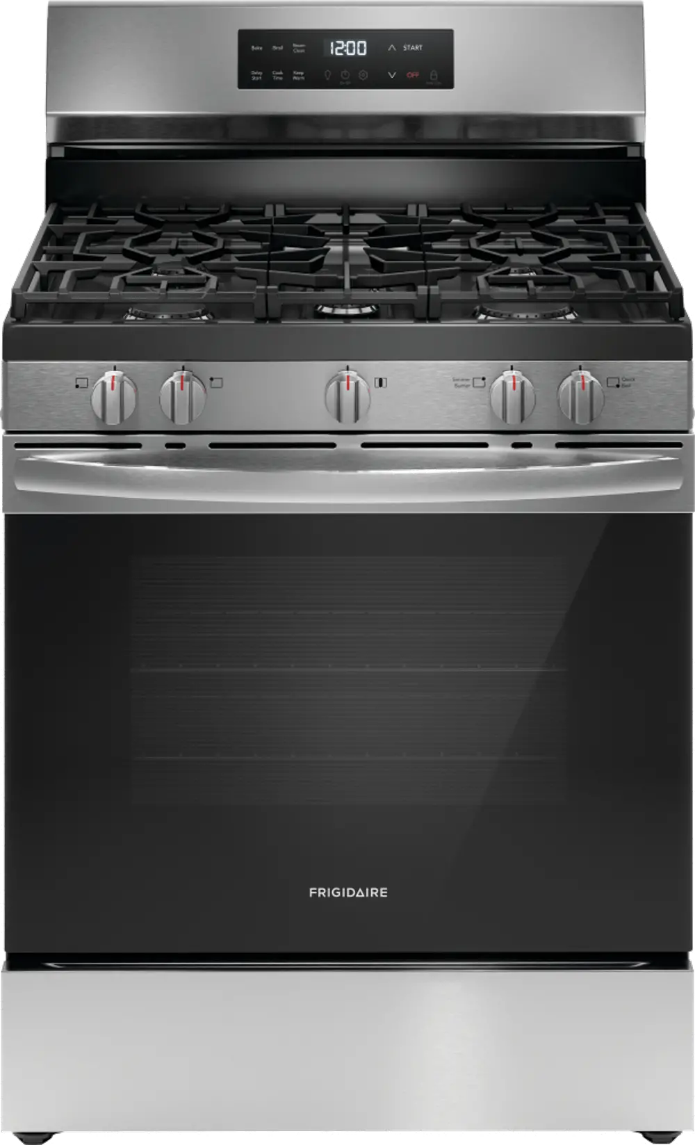 FCRG3062AS Frigidaire 5.1 Cu Ft Gas Range - Stainless Steel-1