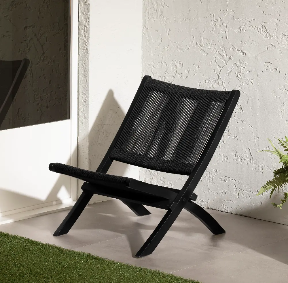 15179 Agave Black Lounge Chair - South Shore-1