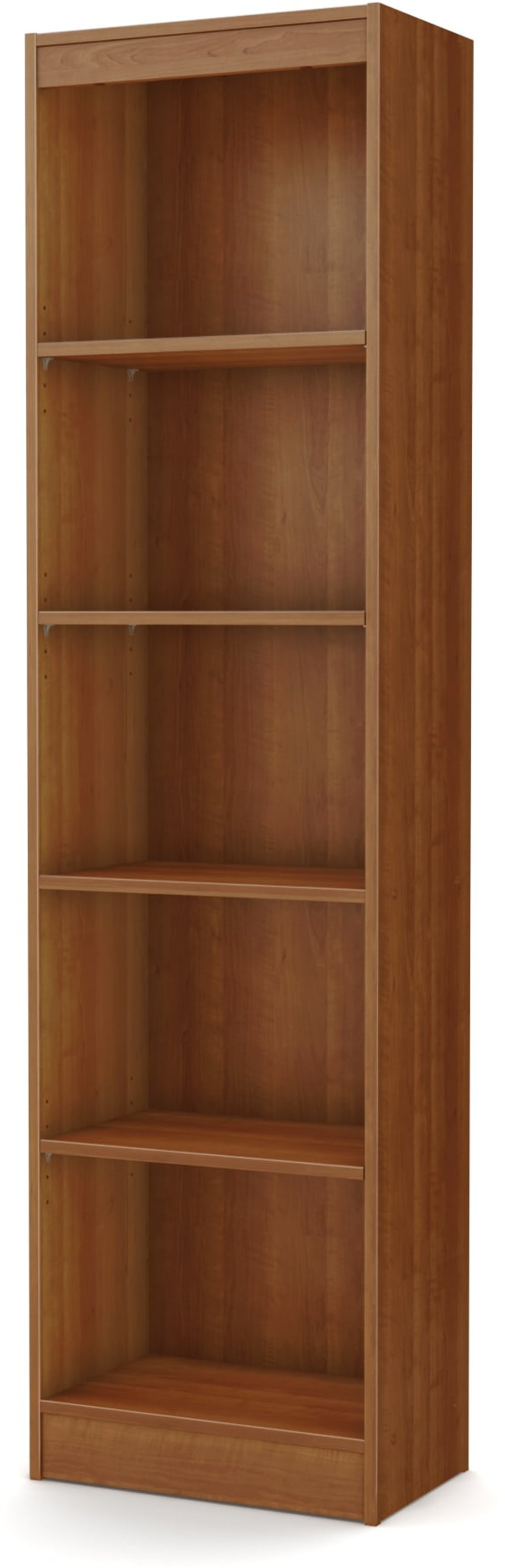 South Shore Axess Morgan Cherry 5-Shelf Narrow Bookcase