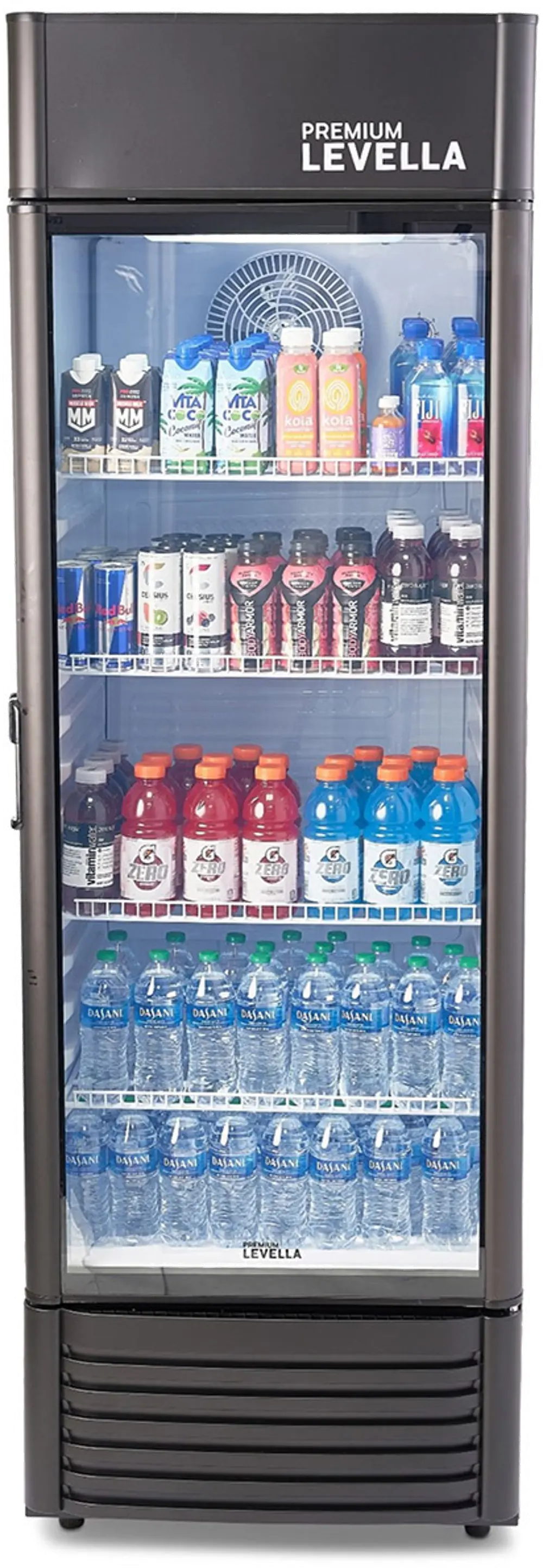 Levella 15.5 Cu Ft Display Beverage Refrigerator - Black-1