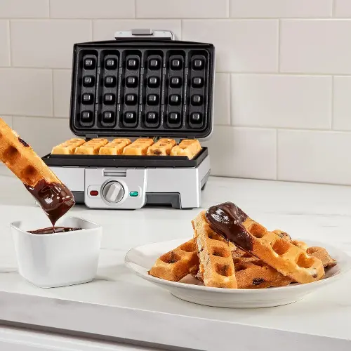 Waffle Stick Maker | Christmas Tree Shape Waffle | 4 Waffles on a Stick |  110V