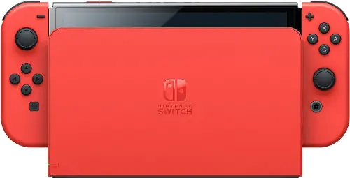 Nintendo Switch OLED Joy-Con Controllers Mario Red Edition | RC Willey